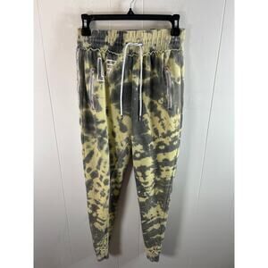 LF Yellow and gray tie-dye women’s size small sweatpants joggers